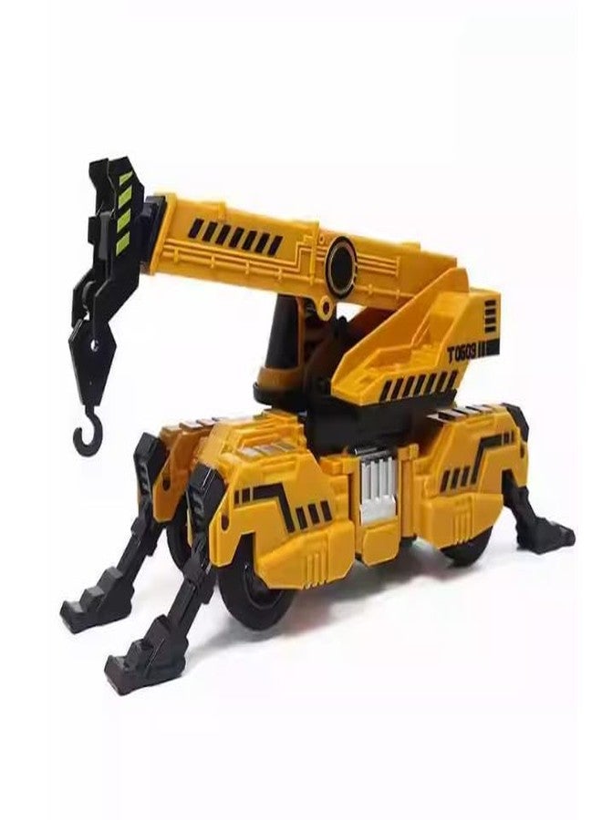 N2K2 ENTERPRISE Friction Powered Lifting Crane 360 Degree Rotating Crane Model Toy Pull Back Vehicles Construction Truck for 2+ Years Old Kids Boys Girls - Image 4